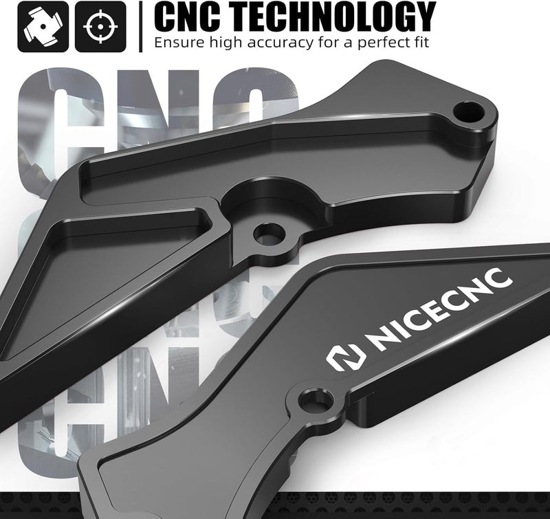NICECNC Black Universal 4T Case Saver Sprocket Guard Compatible with KTM 250 EXC-F SixDays 2019-2023, 250 EXC-F 2017-2023,250 SXF 250 XC-F 350 SX-F 350 XC-F 2016-2022, EXC-F Six Days 20-23 See Fitment - Image 3